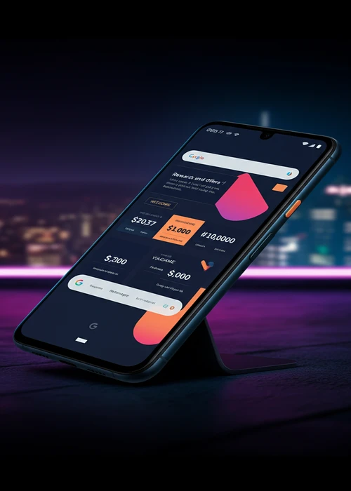 Page de bonus de Nyxbets Casino présentant une offre de bienvenue et des tours gratuits sur un arrière-plan vibrant de symboles de machines à sous.