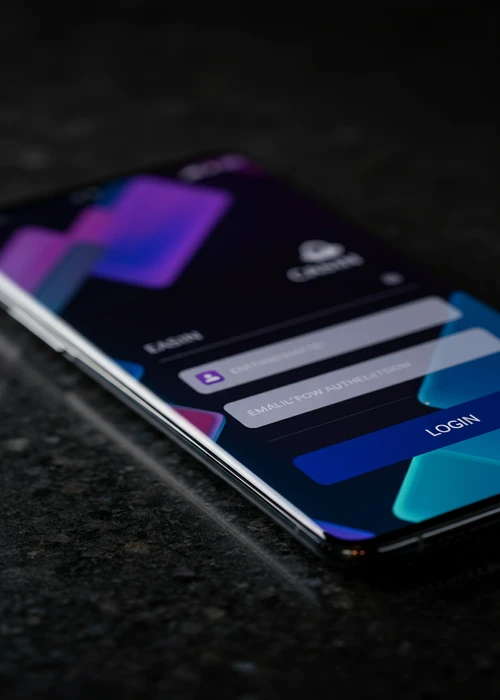 Capture d'écran de la page de connexion sécurisée de Nyxbets Casino affichant les champs d'identifiants et le bouton de connexion rapide